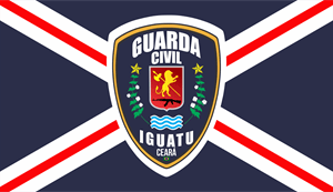 Bandeira Guarda Civil Municipal Iguatu Ceará Logo Vector