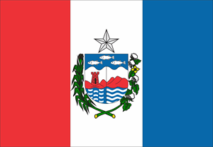 Bandeira oficial de Alagoas Logo Vector