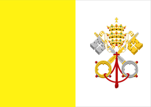 bandeira vaticano Logo Vector
