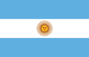 Bandera Argentina Logo Vector