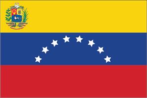 Bandera de la Republica Bolivariana de Venezuela Logo Vector