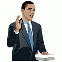 Barack Obama serment Logo Vector