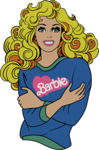 Barbie 1980s Logo PNG Vector