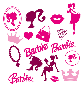 Barbie baby Logo Vector