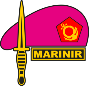 BARET TNI MARINIR Logo PNG Vector