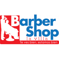 Barrber Shop La Villa Logo PNG Vector
