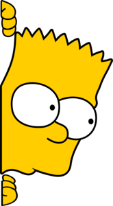 Bart os Simpsons Logo PNG Vector