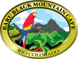 Baru Black Mountain Cafe Logo PNG Vector