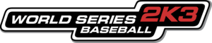 Baseball 2K3 World Series Logo PNG Vector