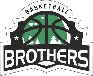 Basketball Brothers Logo Vector