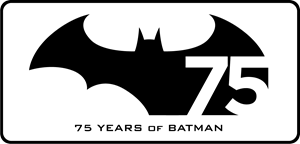 batman 75 years Logo PNG Vector