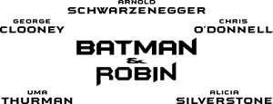 Batman & Robin Logo Vector