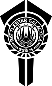Battlestar Galactica Banner Logo Vector