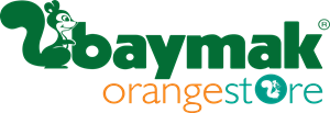 Baymak Orange Store Logo Vector
