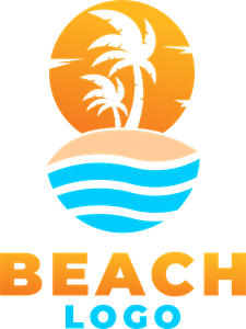 Beach Logo PNG Vector