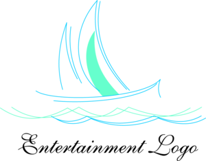 Beach Sea Boat Entertainment Logo PNG Vector