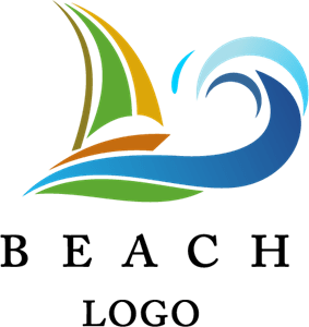 Beach Water Entertainment Logo Vector