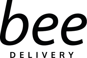 Bee Delivery Logo Vector