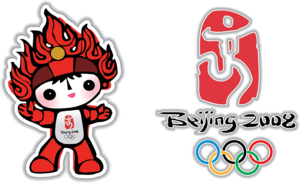Beijing 2008 Olympic emblem and mascot Logo PNG Vector