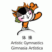 Beijing Mascot (Mod. Artistic Gymnastic) Logo PNG Vector