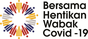 BERSAMA HENTIKAN COVID -19 Logo PNG Vector
