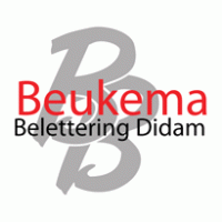 Beukema Belettering Logo PNG Vector