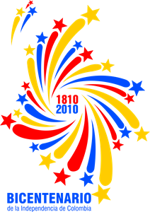 Bicentenario de la Independencia de Colombia Logo Vector