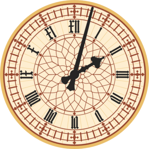 Big Ben Clock Logo PNG Vector