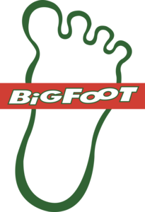 Big Foot Gasoline Logo PNG Vector