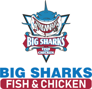 Big Sharks fish & chicken Logo Vector