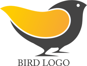 Bird Art Design Logo PNG Vector