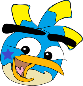 Bird Blue Logo PNG Vector