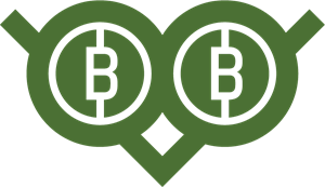 Bitcoin Owl Logo PNG Vector