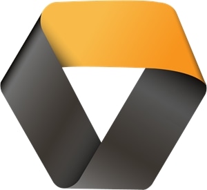 Black en yellow abstract Logo PNG Vector