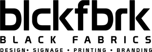 Black Fabrick Logo PNG Vector