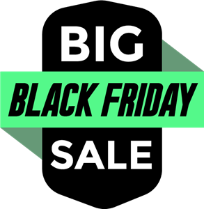 Black Friday Sale Logo PNG Vector