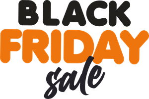 Black Friday Sale Logo PNG Vector