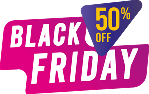 Black Friday Shopping Logo Vector