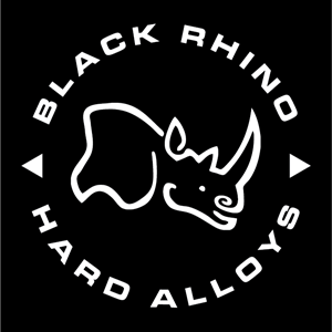 Black Rhino Wheels Logo Vector