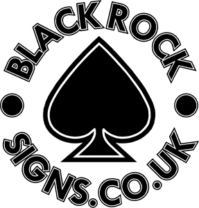 Black Rock Signs Logo PNG Vector