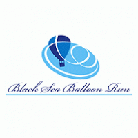 Black Sea Balloon Run Logo PNG Vector