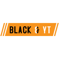 Black & YT Logo PNG Vector