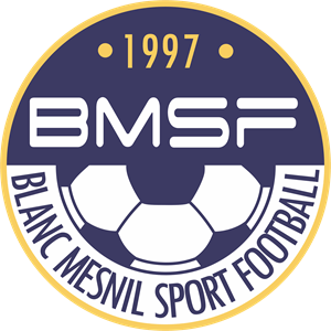 Blanc Mesnil Sport Football Logo PNG Vector