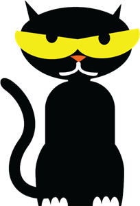 Blaqq Cat Logo PNG Vector
