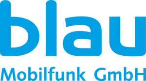 Blau Mobilfunk Logo PNG Vector