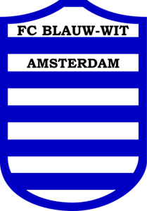 Blauw Wit fc Amsterdam Logo PNG Vector