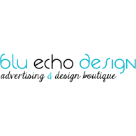 Blu Echo Design Logo PNG Vector