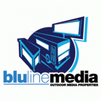 Blu Line Media Logo Vector