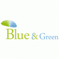 Blue and Green Logo PNG Vector