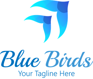 Blue Birds Logo Vector